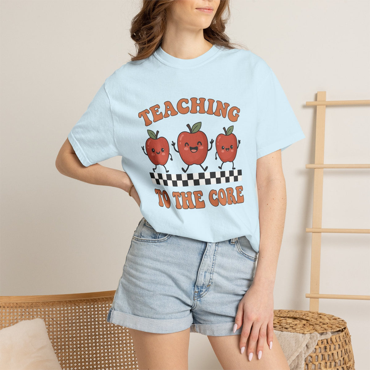 Cheerful Apples Shirt Teacher Thanks Unisex Gift Sweet Tee product image 9