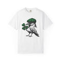 Raven Clover Shirt St Patrick's Day Celtic Gift Women Retro Tee Clover T-Shirt Shamrock Fan Vintage Tshirt Celtic Graphic Sketch Newsboy Hat