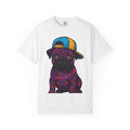 Pug Puppy Shirt Dog Casual Wear Unisex Gift Stained Glass product image 1