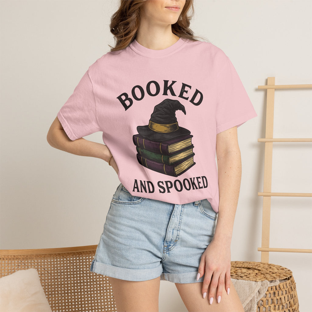 Witch Hat Tomes Shirt Halloween Texts Unisex Gift Classic Tee Spellbook T-Shirt