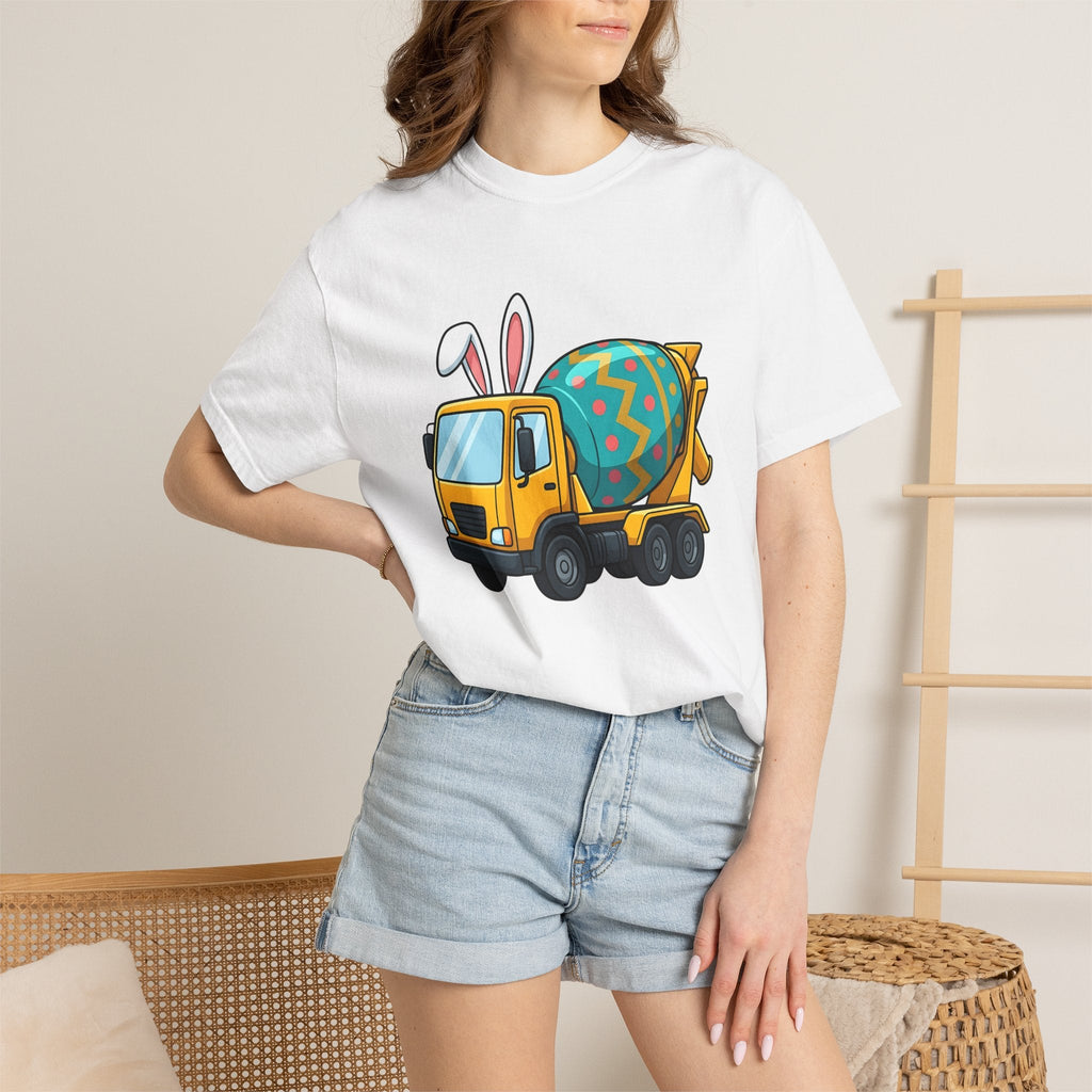 Cement Truck Shirt Easter Construction Unisex Gift Cartoon product image 6