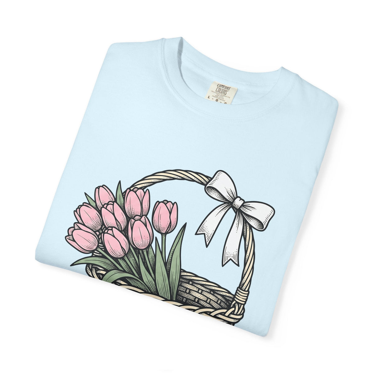 Floral Bouquet Shirt Easter Petals Unisex Gift Line Art Tee product image 8