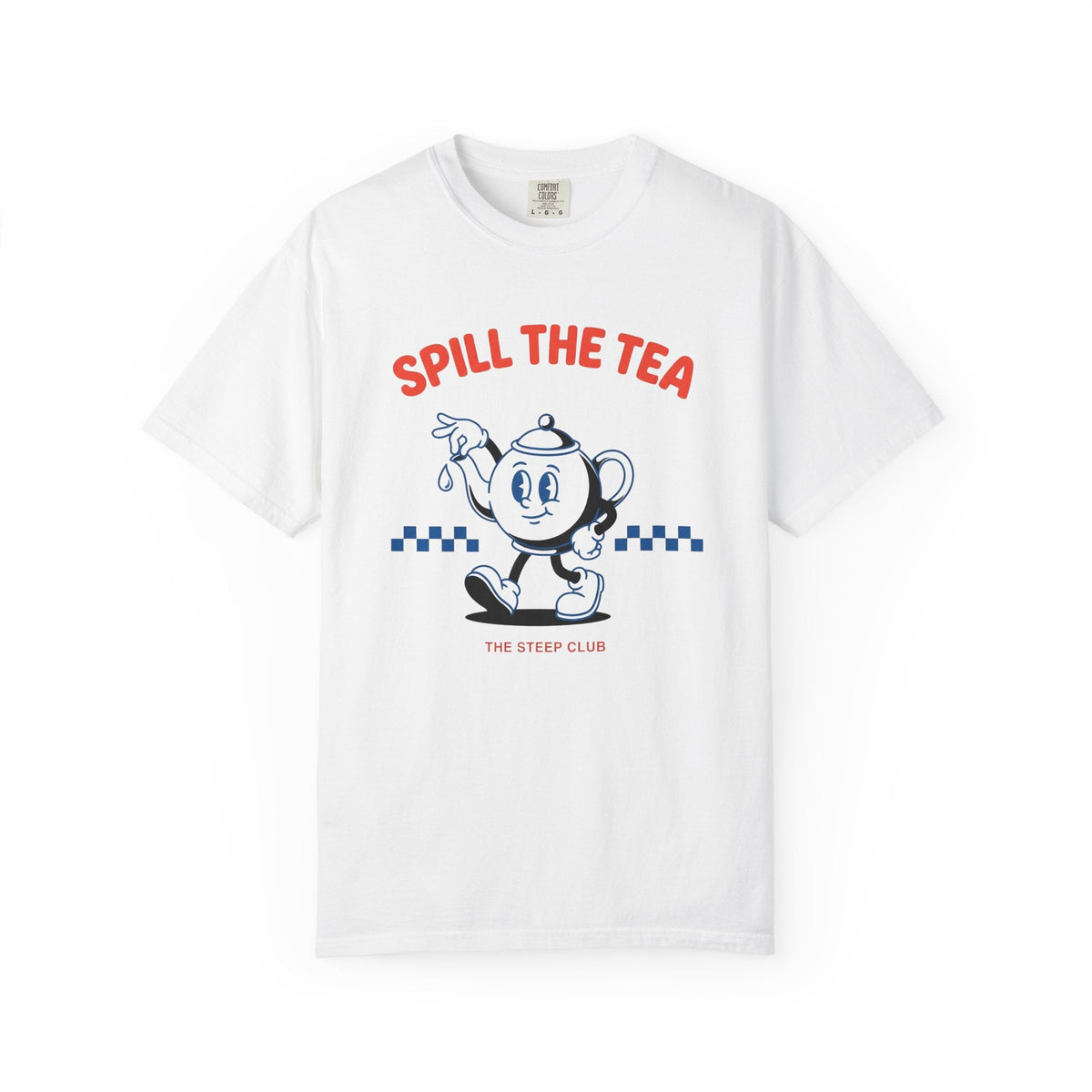 Kettle Mascot Shirt Tea Joke Unisex Gift Comic Tee Teapot T-Shirt Tea Fan
