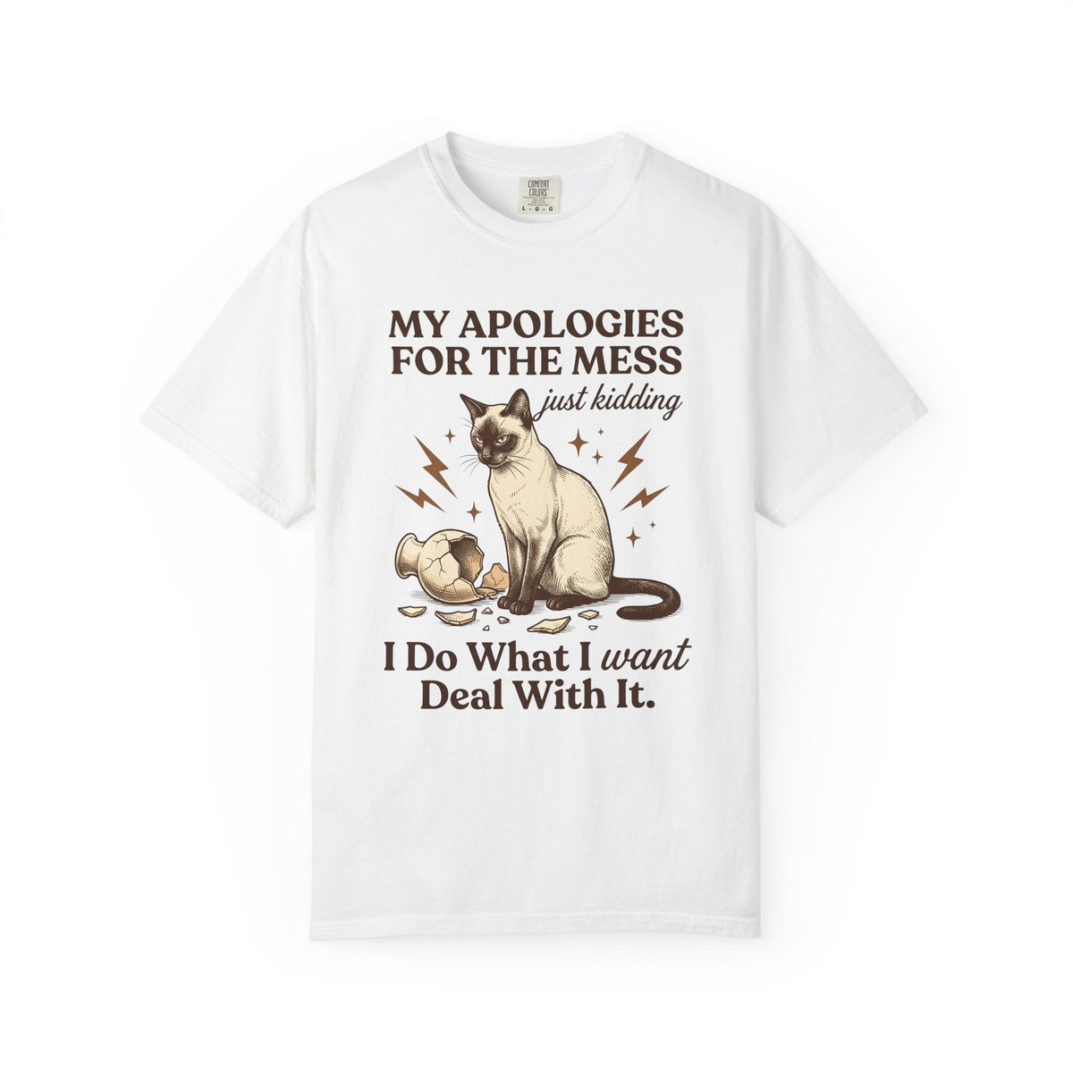 Siamese Pussycat Shirt Cat Wit Unisex Gift Nostalgic Tee product image 1