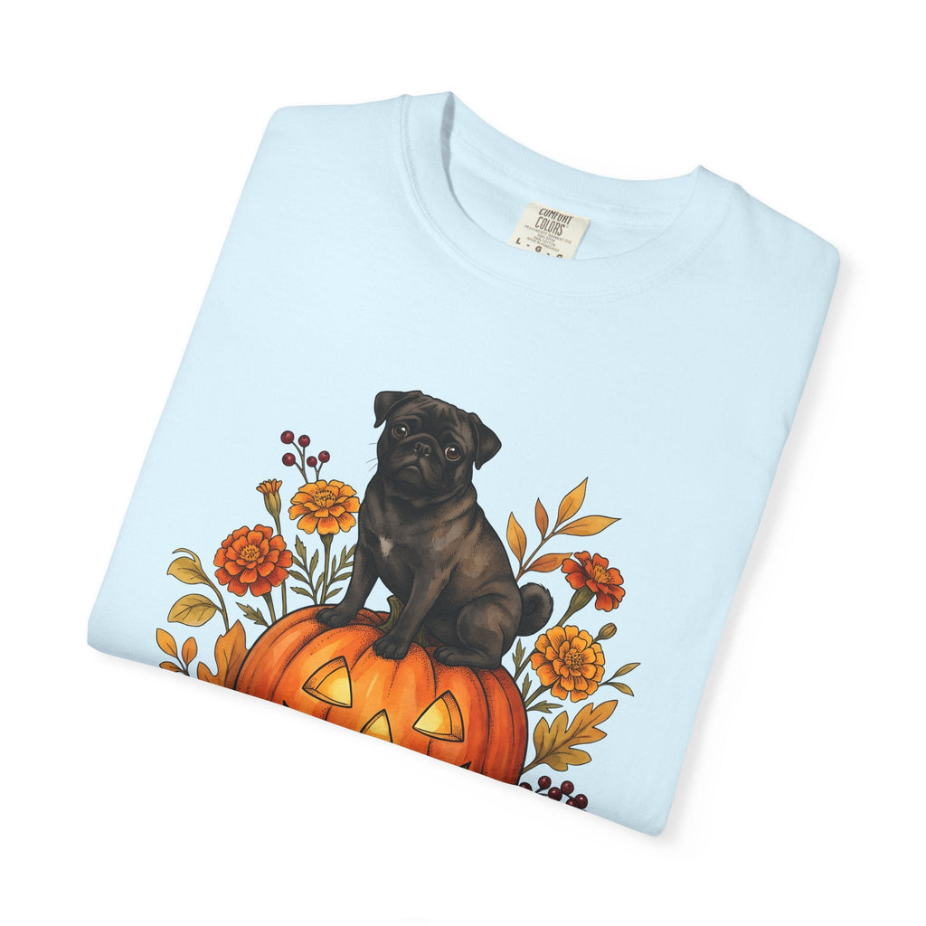 Pug Pumpkin Shirt Halloween Canine Fan Unisex Gift Old product image 9