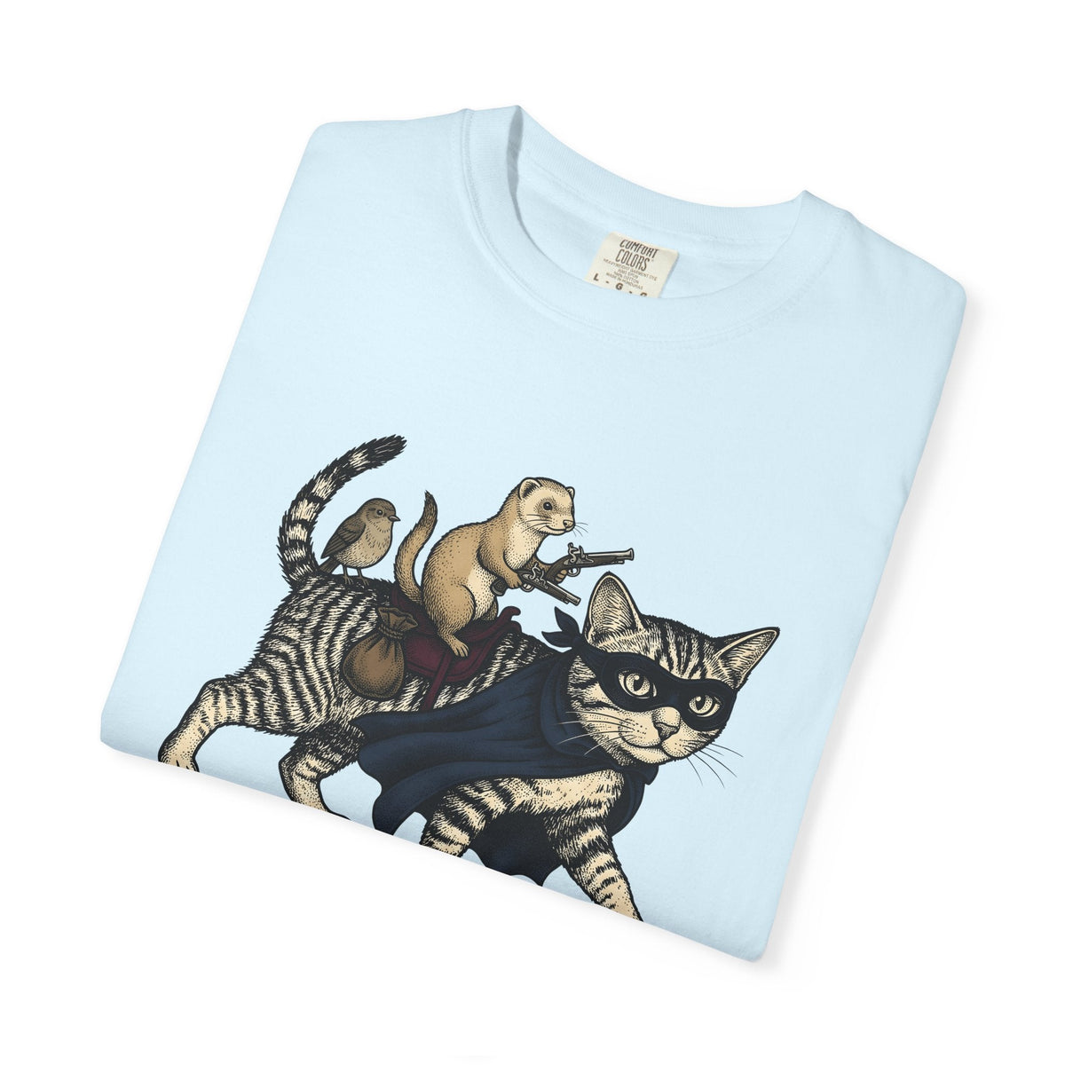Hero Cat Shirt Wildlife Unisex Gift Retro Tee Kitty T-Shirt product image 8