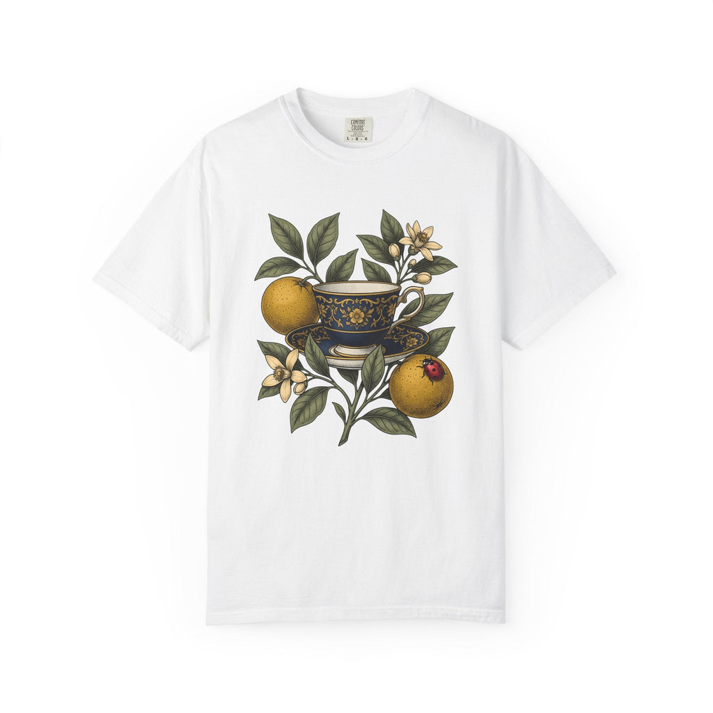 Tea Mug Flowers Shirt Coffee Plant Unisex Gift Retro Tee Mug T-Shirt Coffee Fan