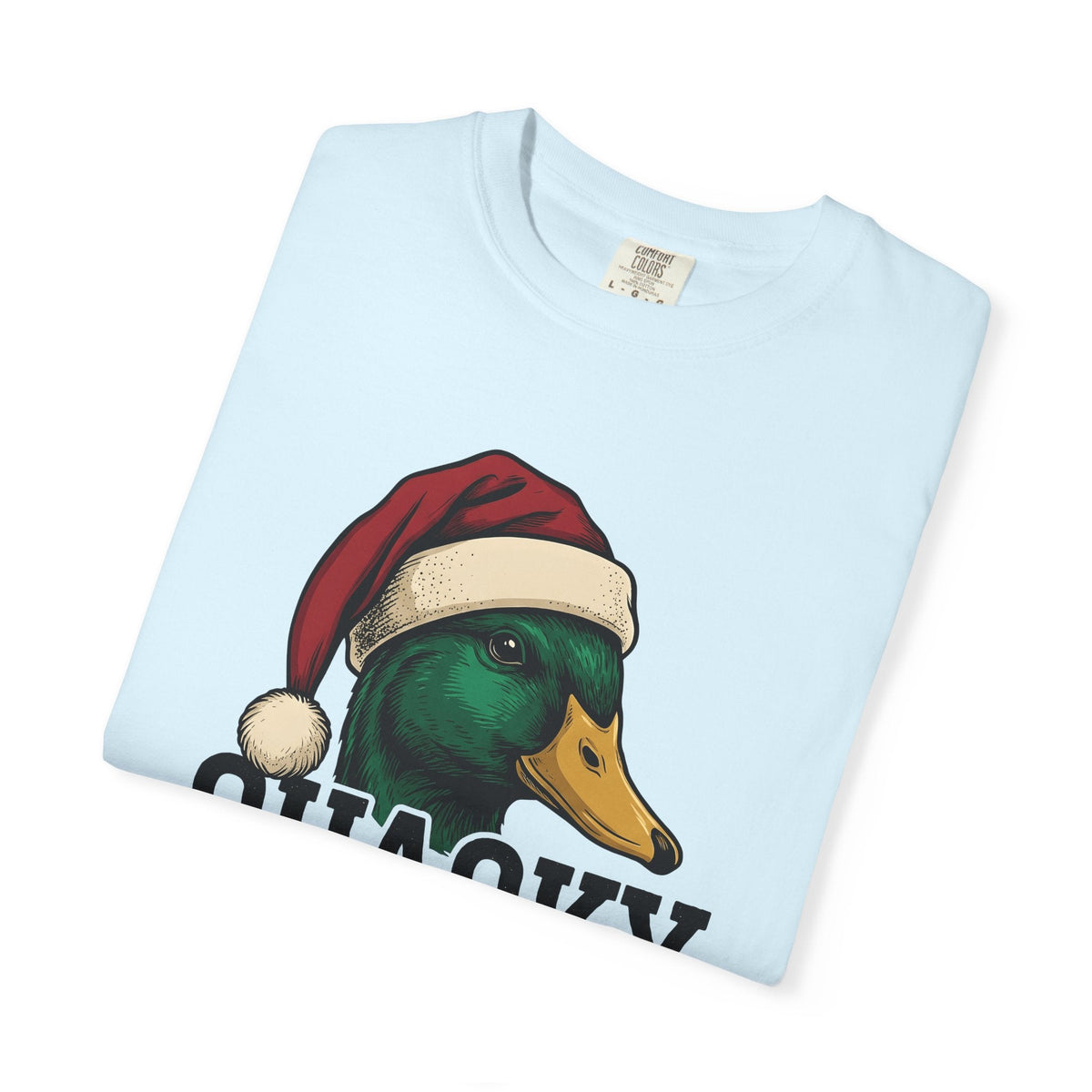 Duck Santa Hat Shirt Christmas Animal Unisex Gift Vintage Tee Mallard T-Shirt