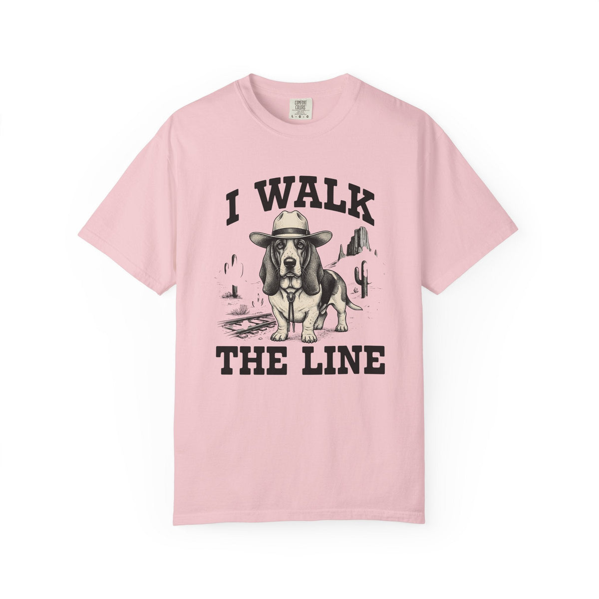 Basset Hound Cowboy Shirt Dog Gift Women Retro Tee T-Shirt product image 3