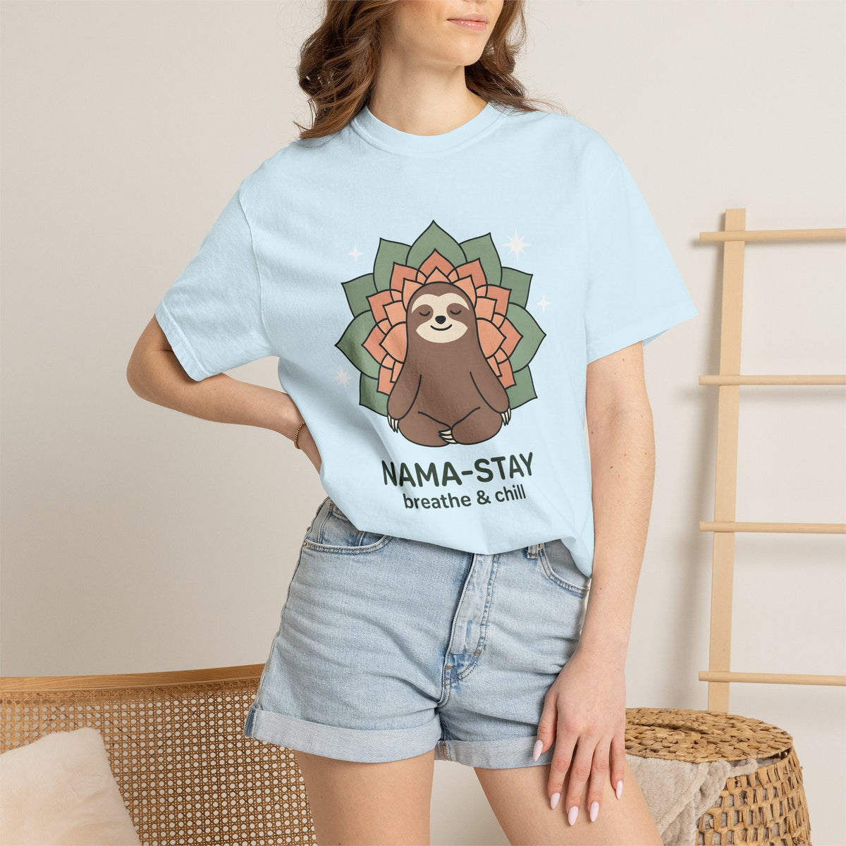 Slow Yoga Shirt Calm Unisex Gift Playful Tee Yin T-Shirt product image 9