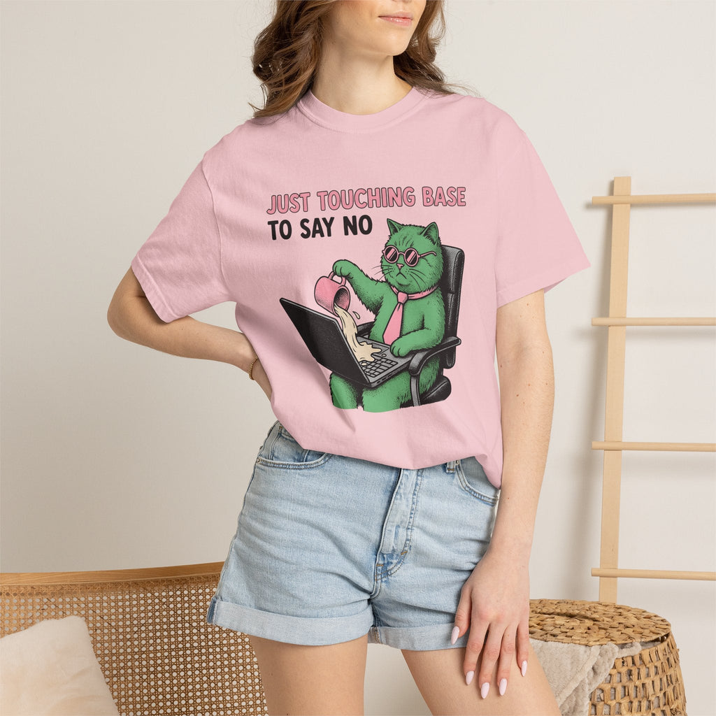 Cat Laptop Shirt Funny Office Gift Women Vintage Tee Kitty T-Shirt Humor Fan Retro Tshirt Workplace Graphic Hand Drawn Coffee Cup Tshirt