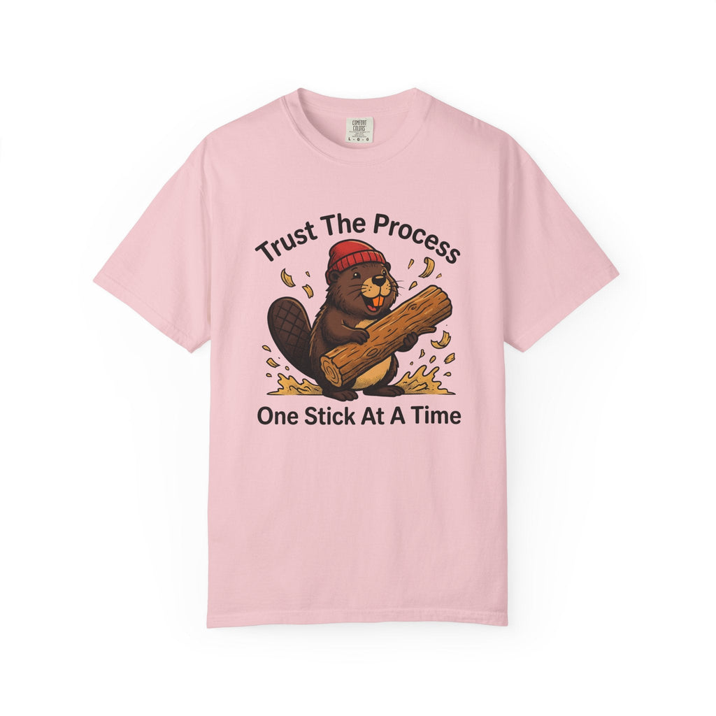 Beaver Log Shirt Funny Animal Unisex Gift Cartoon Tee Dam product image 3