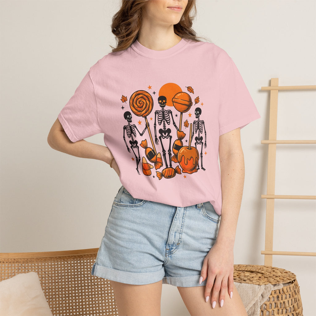 Skull Sweets Shirt Halloween Horror Unisex Gift Comic Tee product image 12
