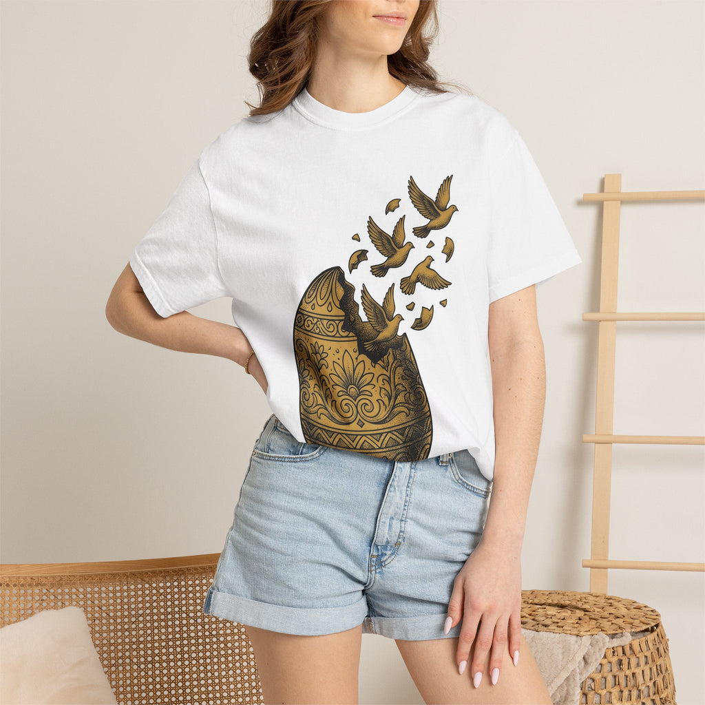 Decorative Egg Shirt Easter Flora Unisex Gift Classic Tee product image 6