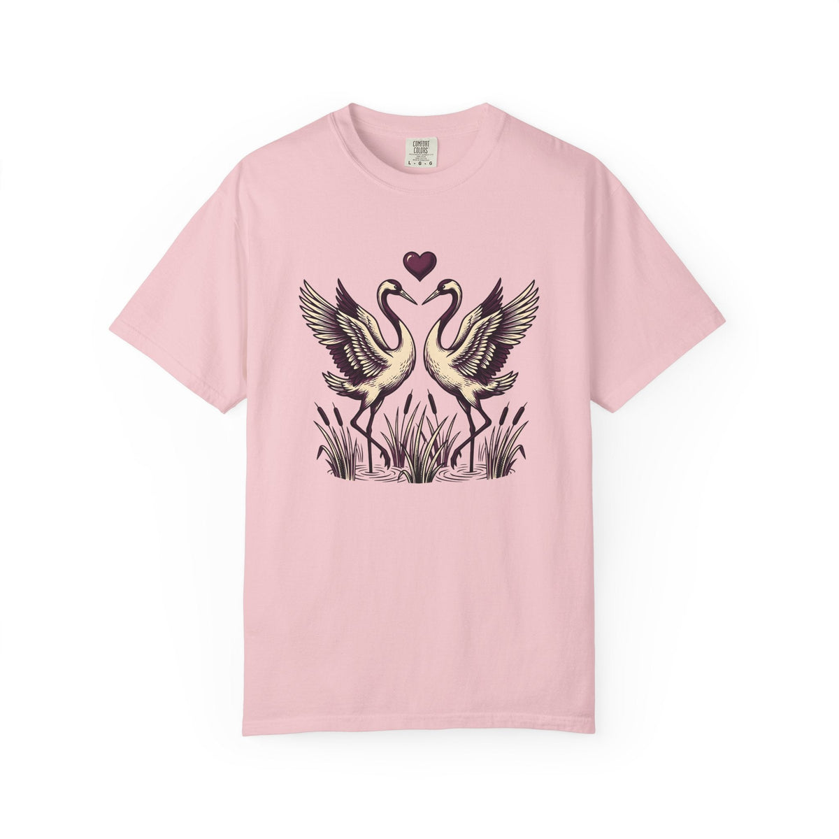 Stork Birds Shirt Animals Outdoors Unisex Gift Antique Tee product image 3