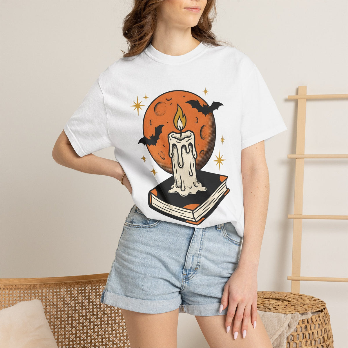 Wax Book Shirt Halloween Magic Unisex Gift Old School Tee product image 6