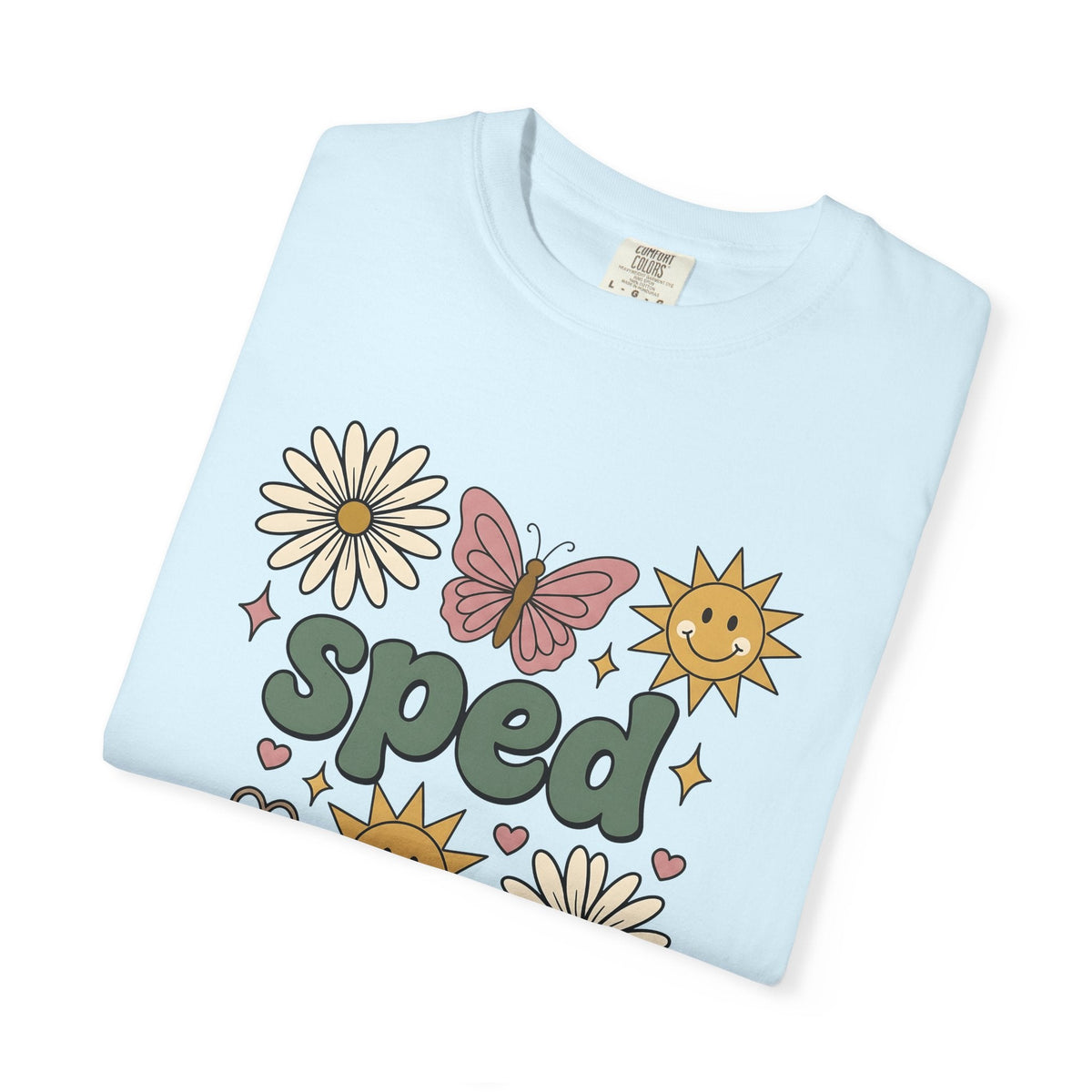 Sunflower Daisy Butterfly Shirt Teachers Floral Unisex Gift product image 8