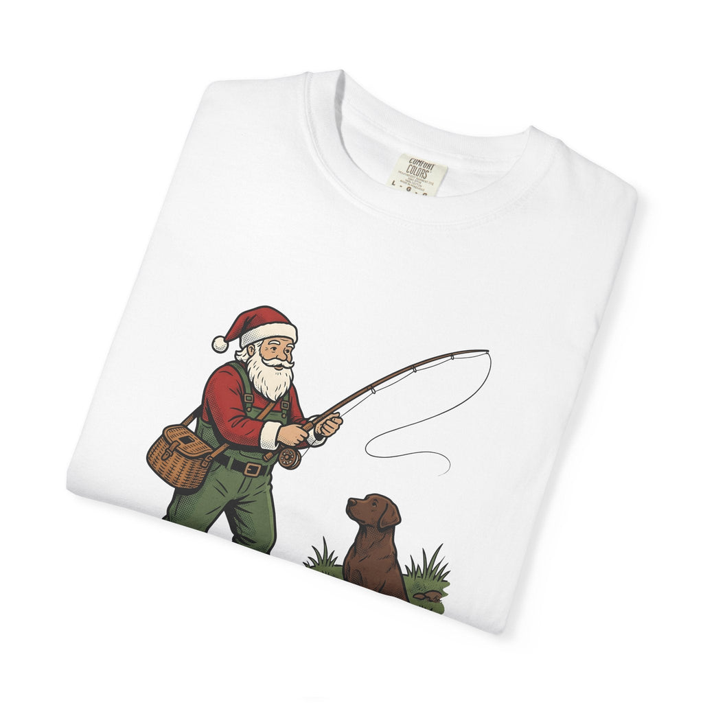 Holiday Fisherman Shirt Christmas Hobby Unisex Gift Sketch product image 5