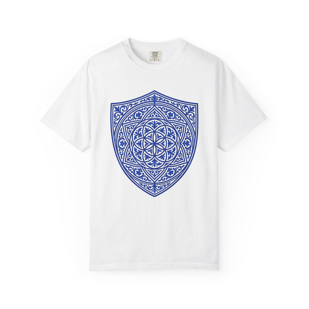 Mandala Shield Shirt Boho Chic Pattern Unisex Gift Tee product image 1