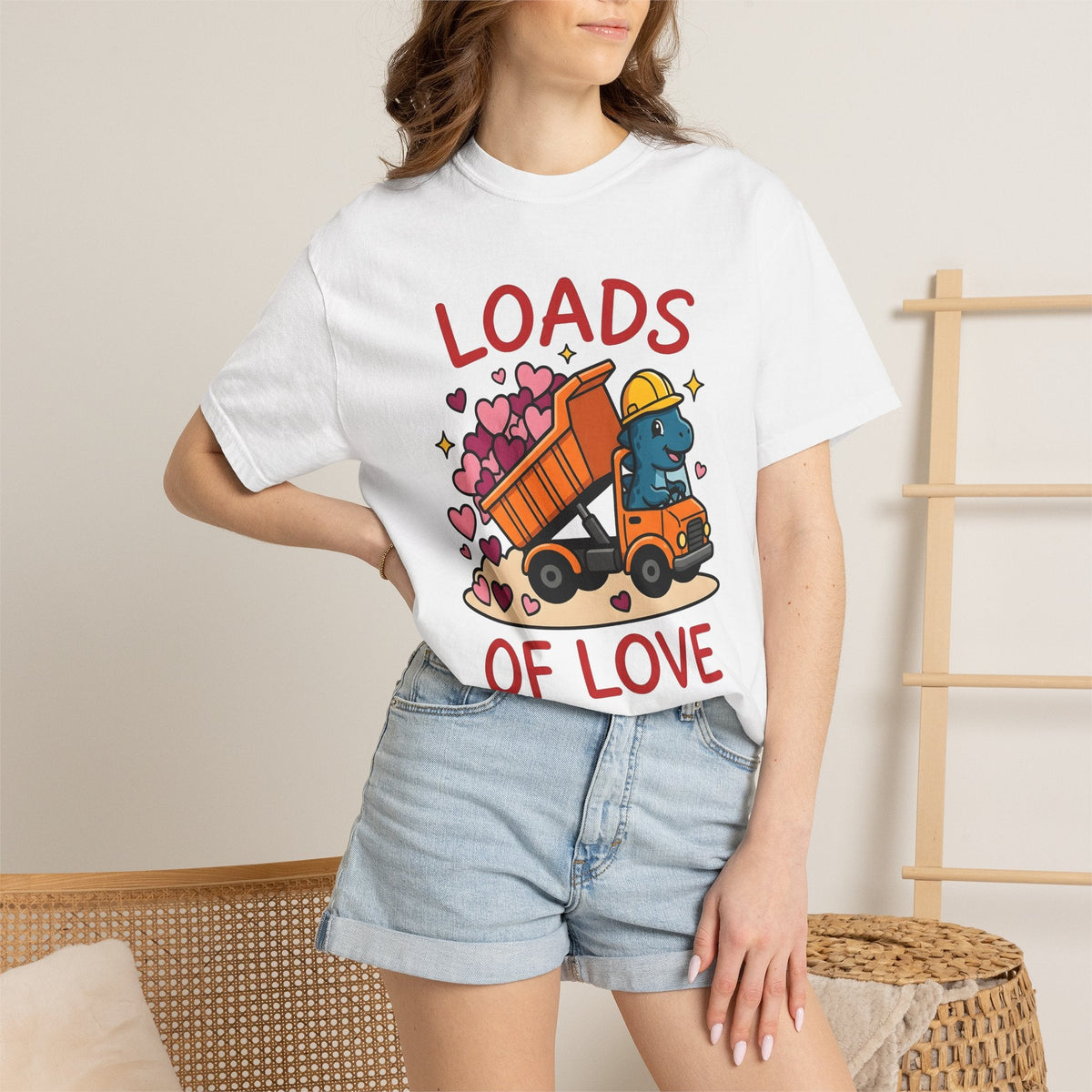 Dinosaur Dump Truck Shirt St. Valentine's Day Twosome product image 6