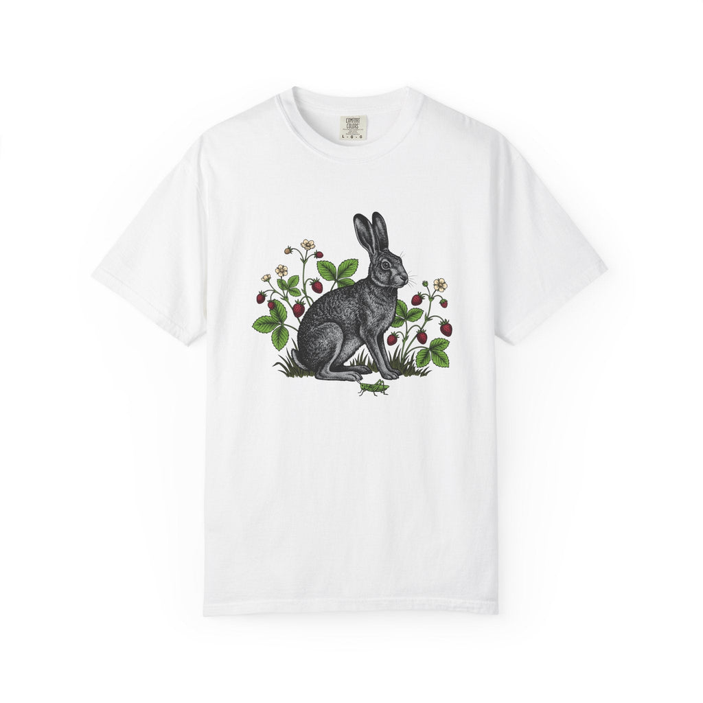 Hare Drawing Shirt Animals Wildlife Unisex Gift Garden Tee product image 1