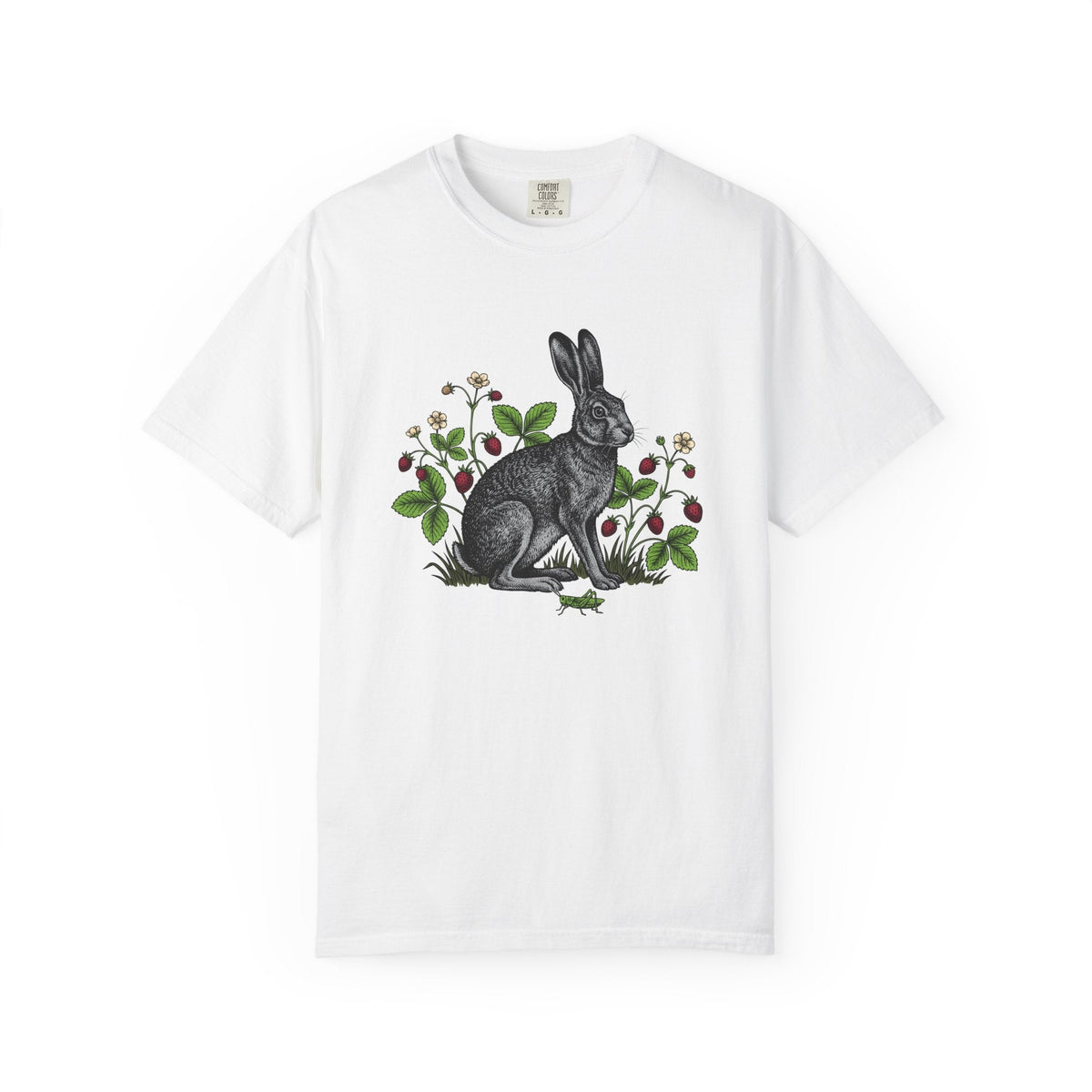 Hare Drawing Shirt Animals Wildlife Unisex Gift Garden Tee product image 1