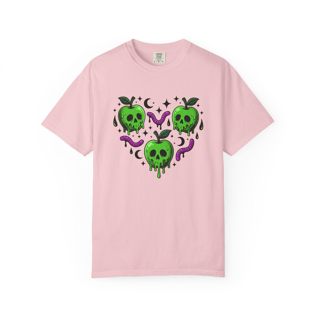 Toxic Apple Shirt Halloween Emo Unisex Gift Horror Tee product image 3