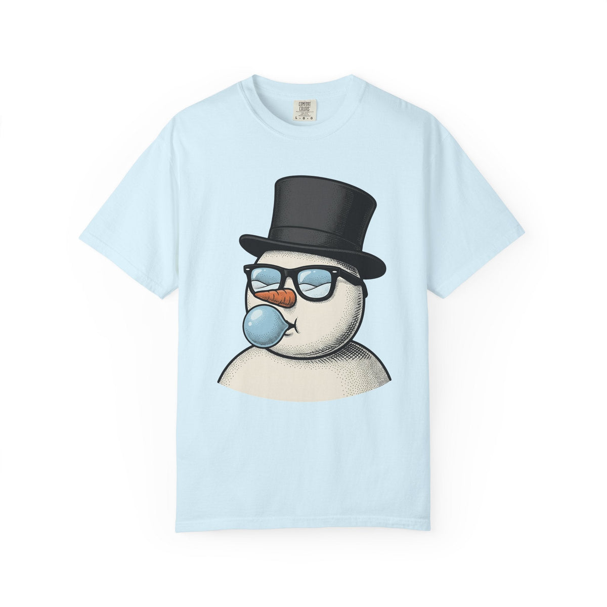 Snowman Art Shirt Christmas Festive Unisex Gift Caricature product image 2