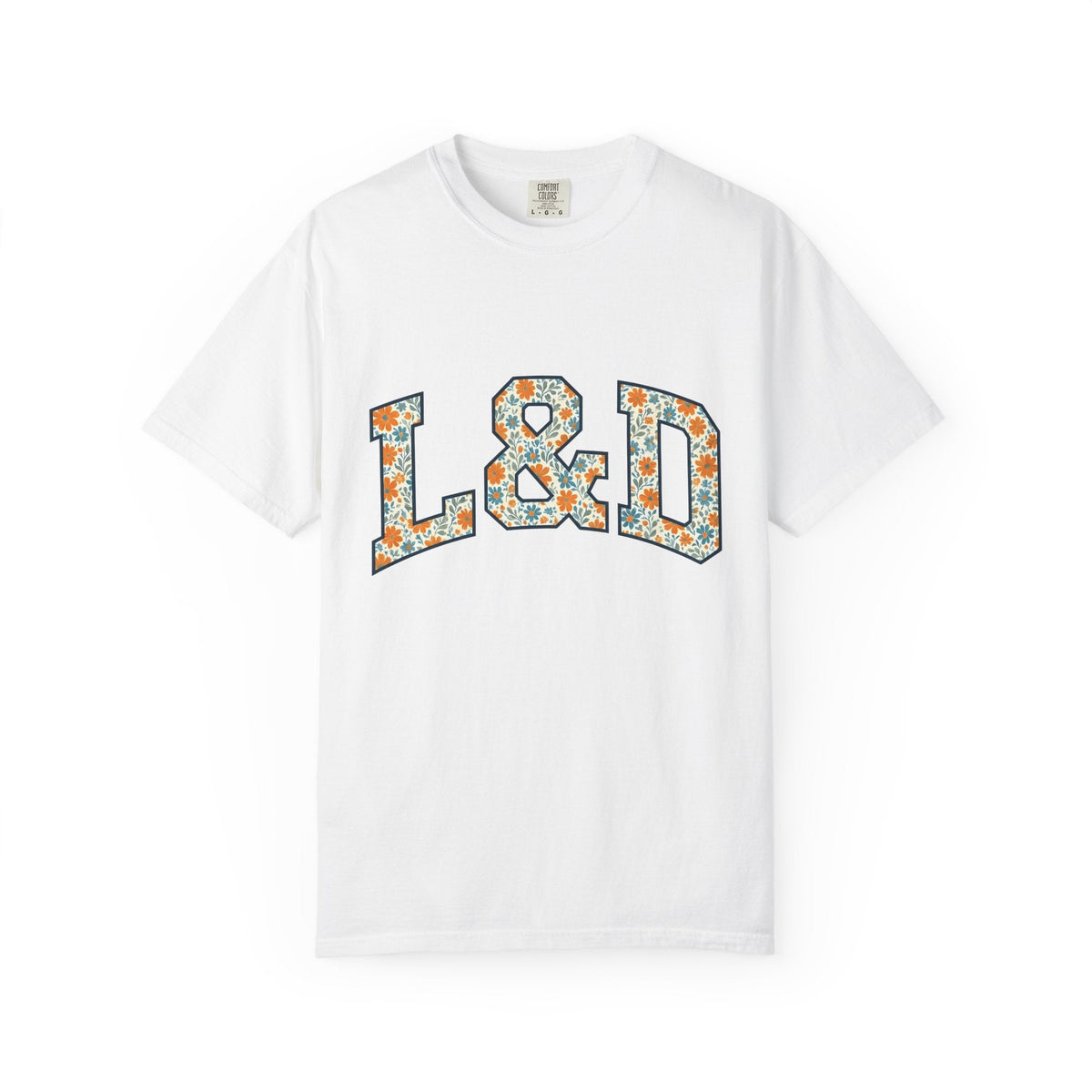 Flower Varsity Letters Shirt Nurses Blossoms Gift Women product image 1