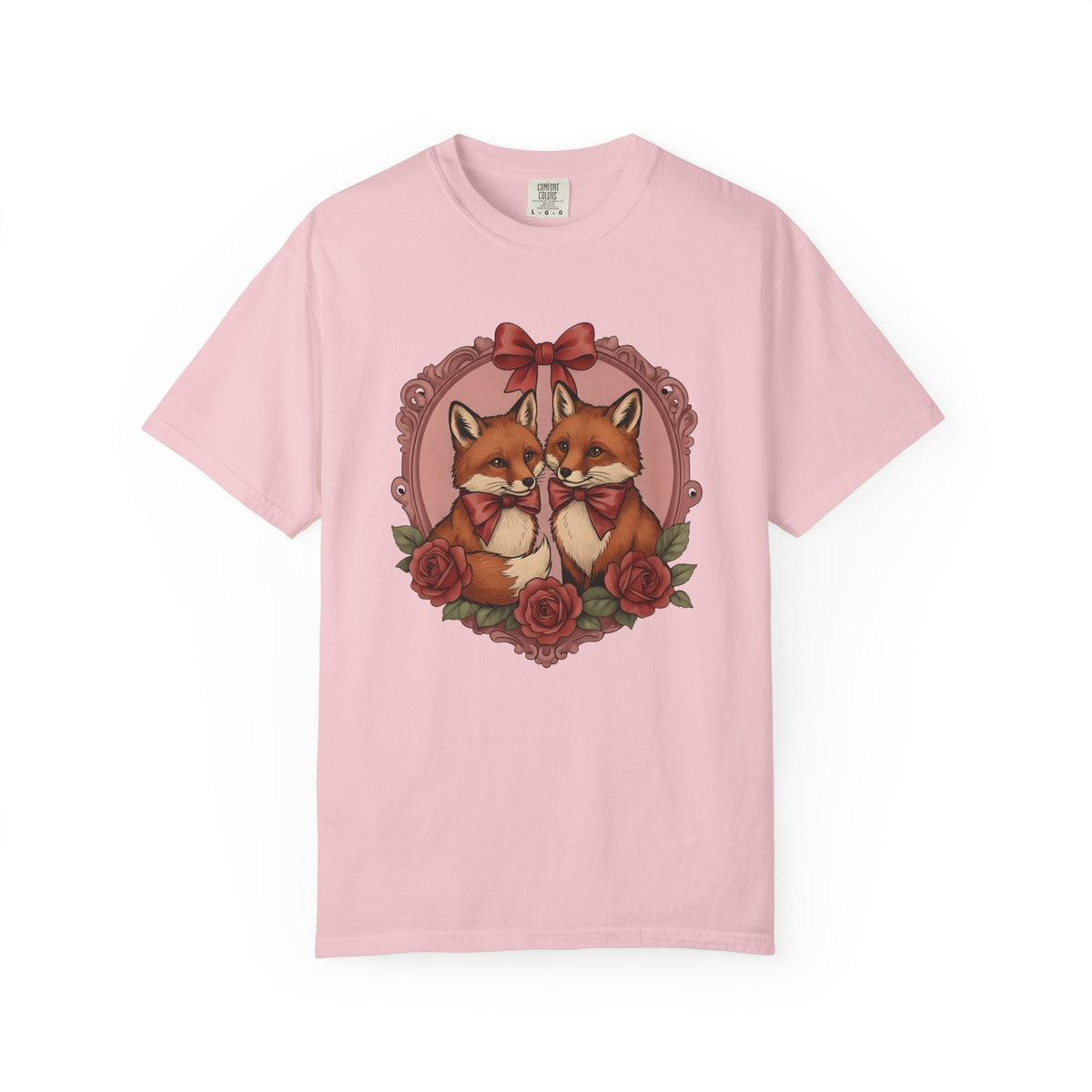 Fox Couple Shirt St. Valentine's Day Animal Unisex Gift product image 3