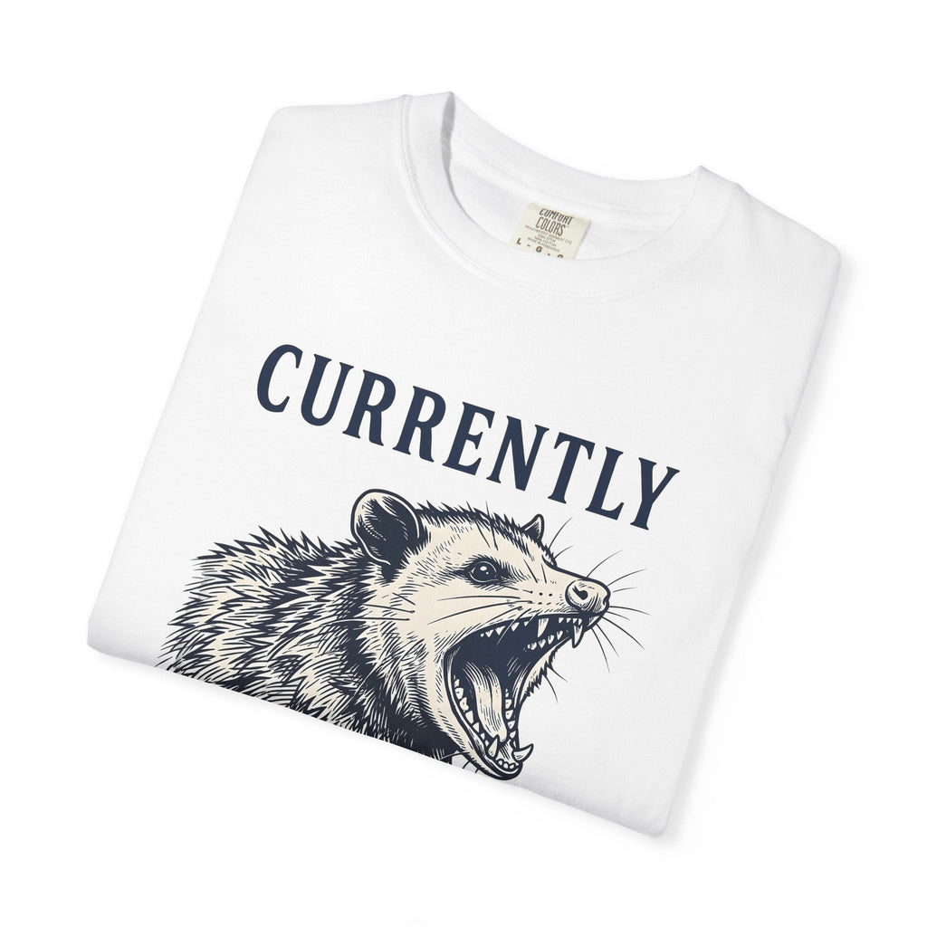 Opossum Illustration Shirt Funny Wildlife Unisex Gift Retro product image 5