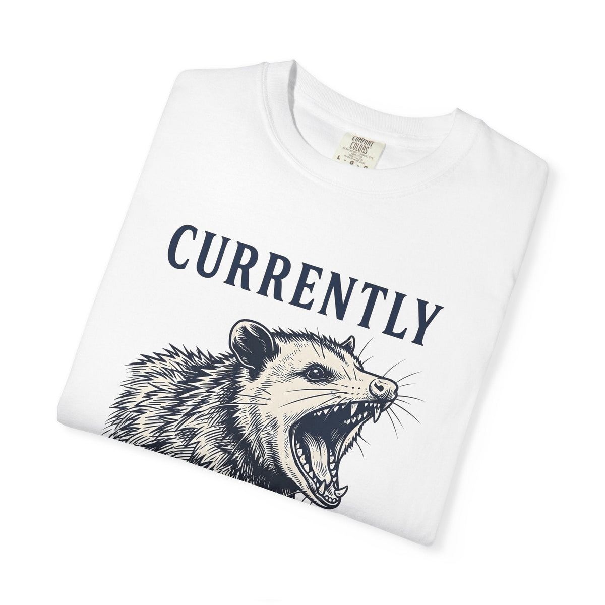 Opossum Illustration Shirt Funny Wildlife Unisex Gift Retro product image 5