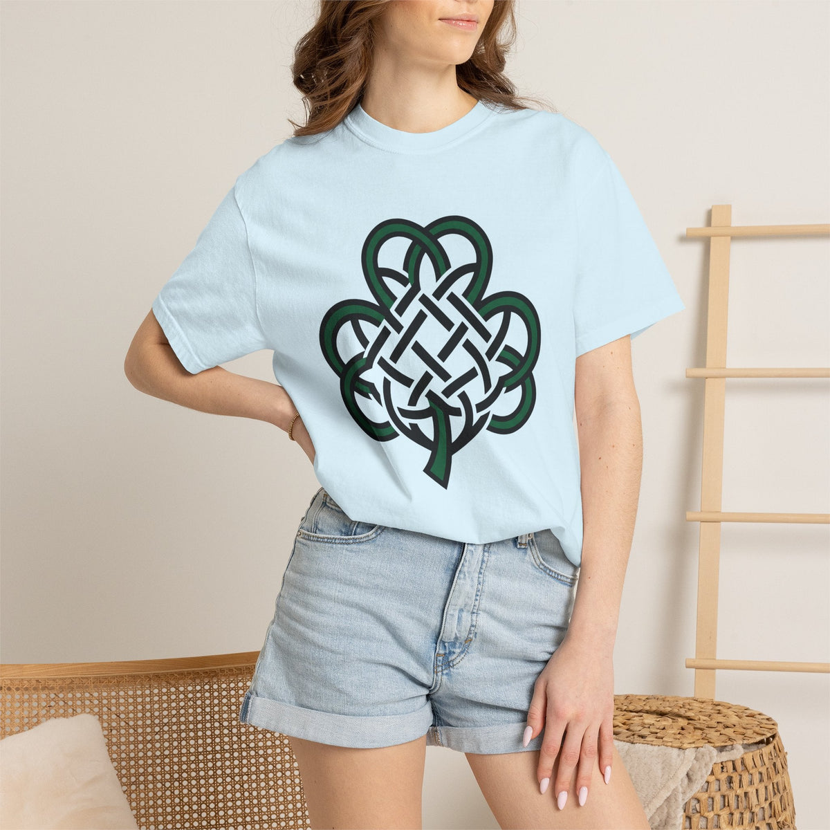 Irish Clover Shirt St Patrick's Day Symbol Gift Women product image 9