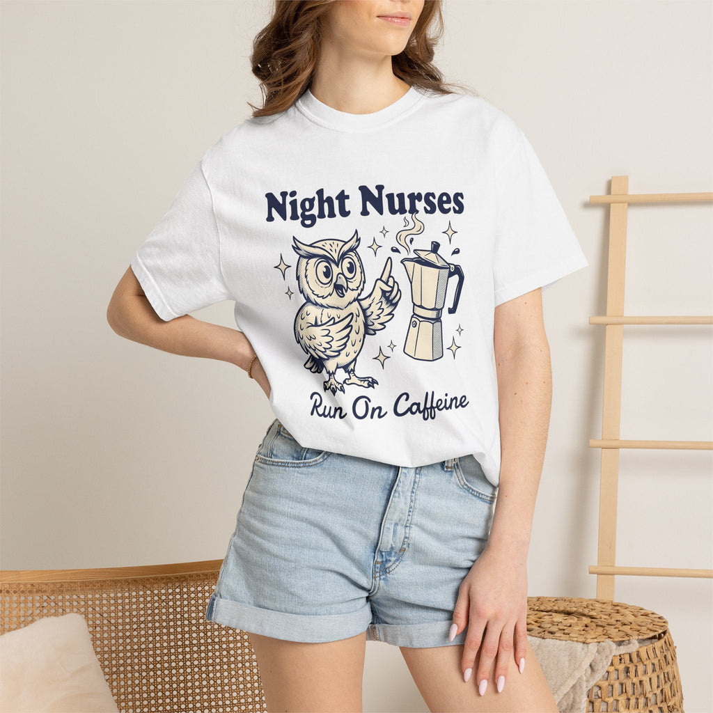 Owl Coffee Brewer Shirt Nurses Caffeine Gift Women Rustic product image 6
