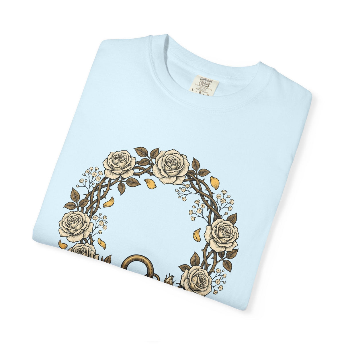 Flower Ring Shirt Holiday Bouquet Unisex Gift Retro Tee Floral T-Shirt Vacation