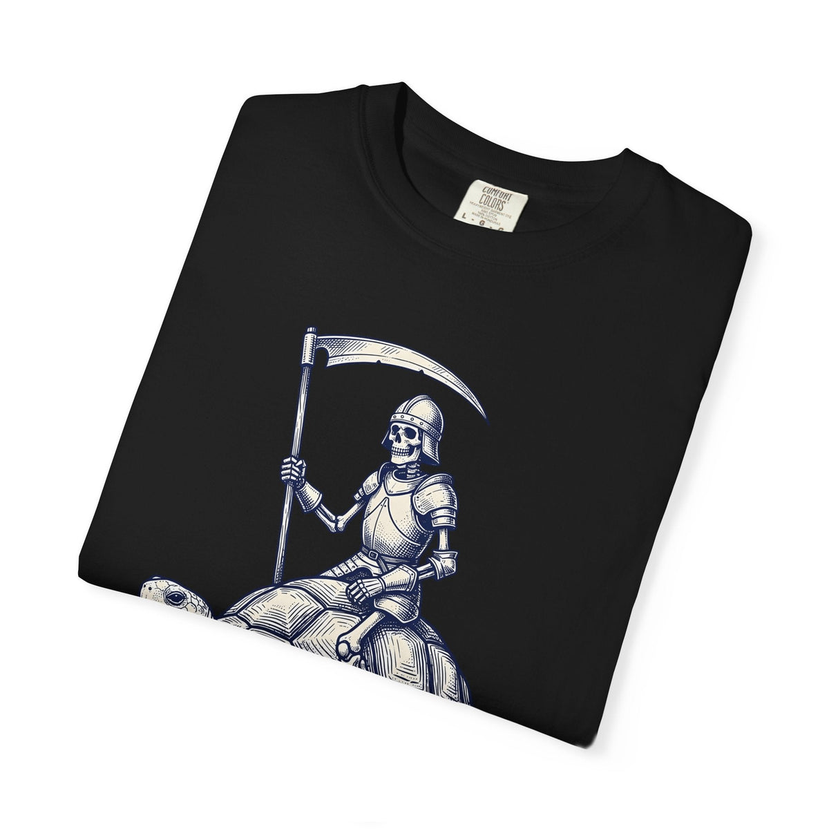 Skeleton Warrior Turtle Shirt Gothic Autumn Unisex Gift product image 15