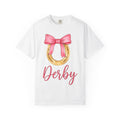 Horseshoe Bow Shirt Derby Racing Unisex Gift Artistic Tee product image 1