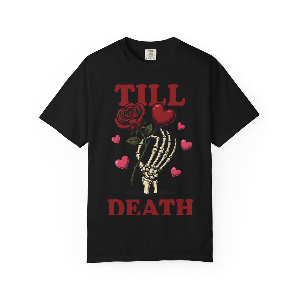 Skeleton Fingers Rose Shirt St. Valentine's Day Macabre product image 4