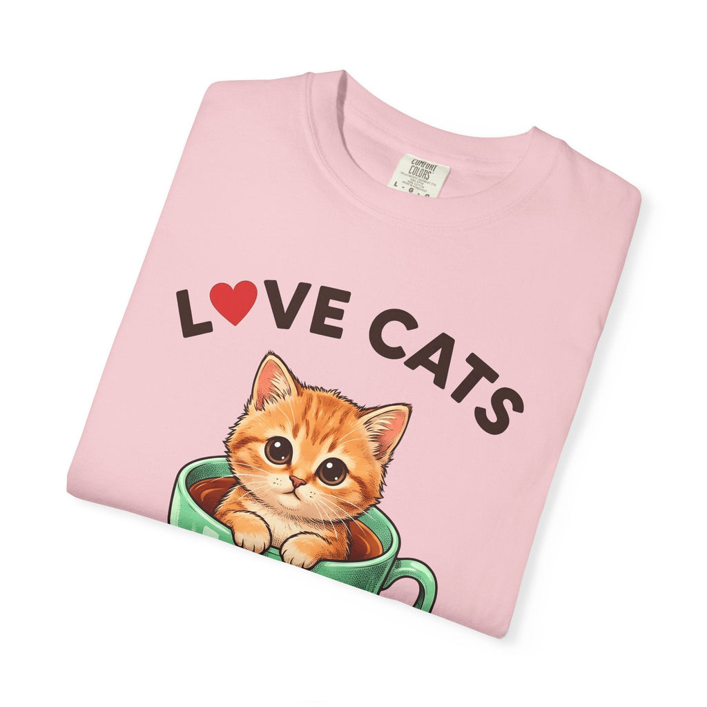 Kitty Teacup Shirt Cat Infusion Unisex Gift Playful Tee Cat Mug T-Shirt Cat Fan