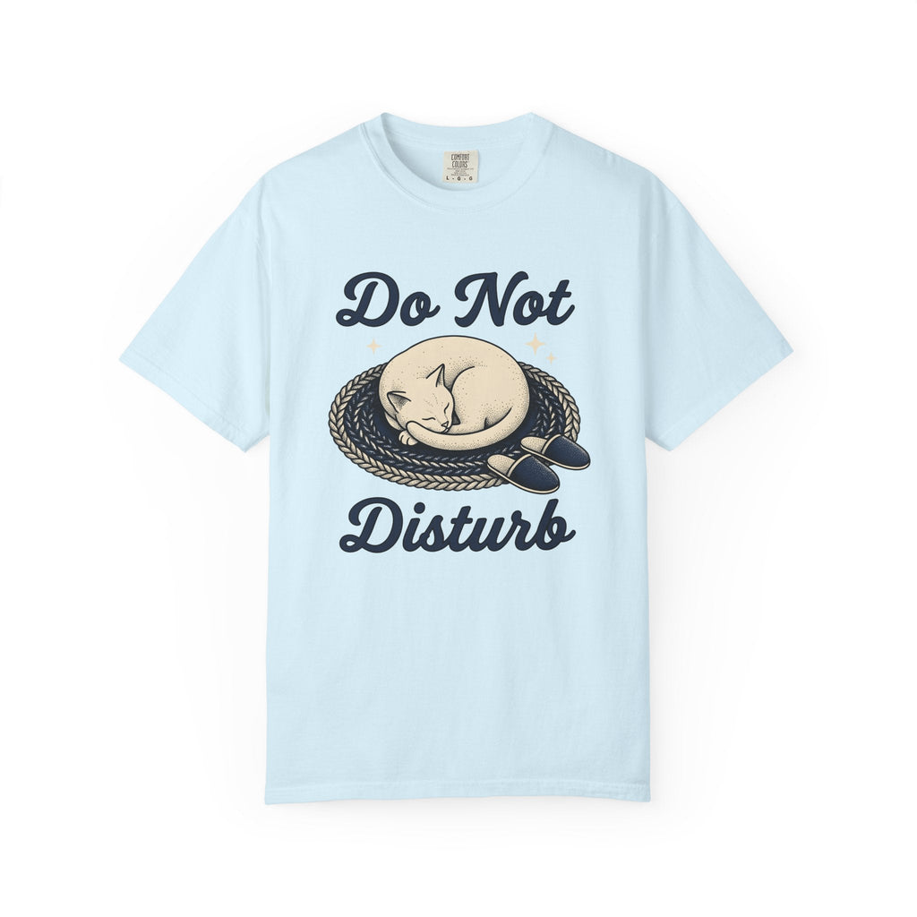 Napping Cat Shirt Cat Comfort Gift Women Retro Tee Kitten T-Shirt Cat Fan Vintage Tshirt Cozy Graphic Sketch House Shoes Tshirt