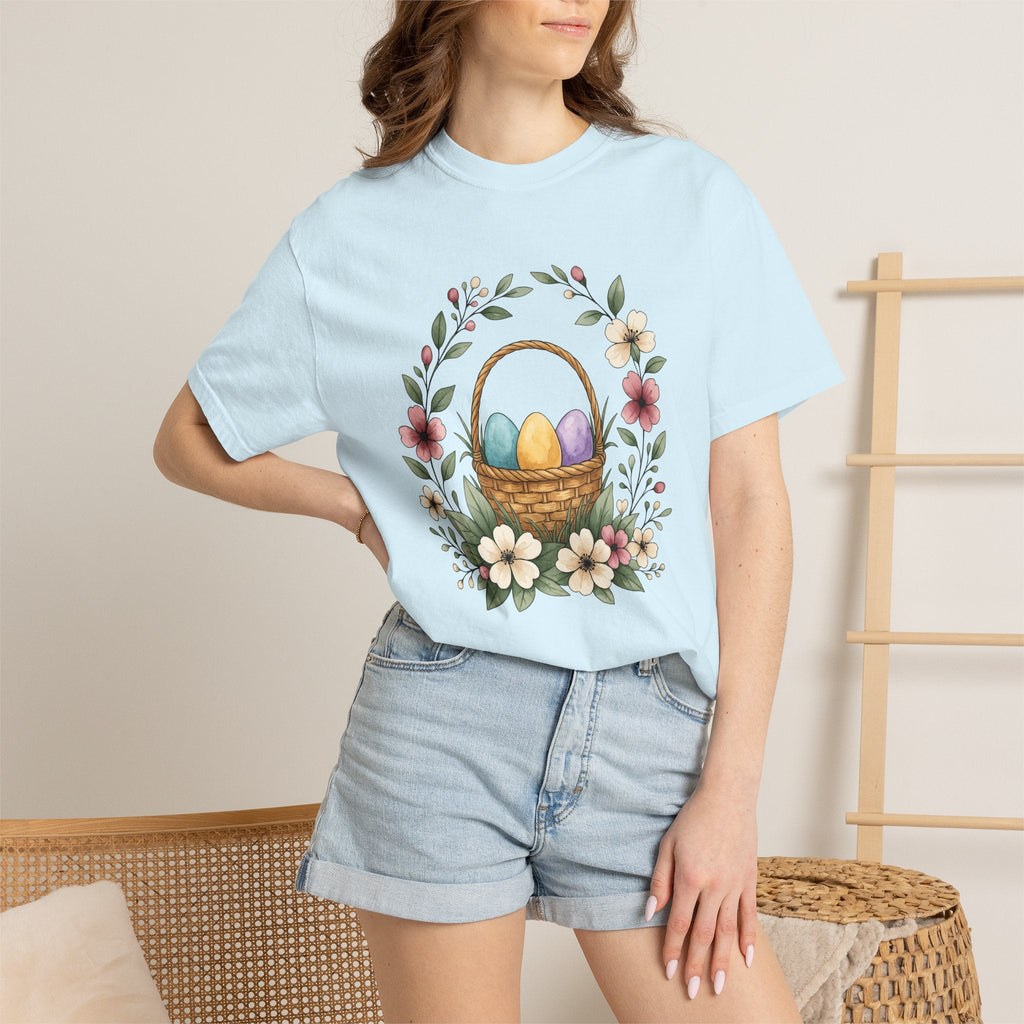 Easter Basket Shirt Plants Unisex Gift Illustration Tee product image 9