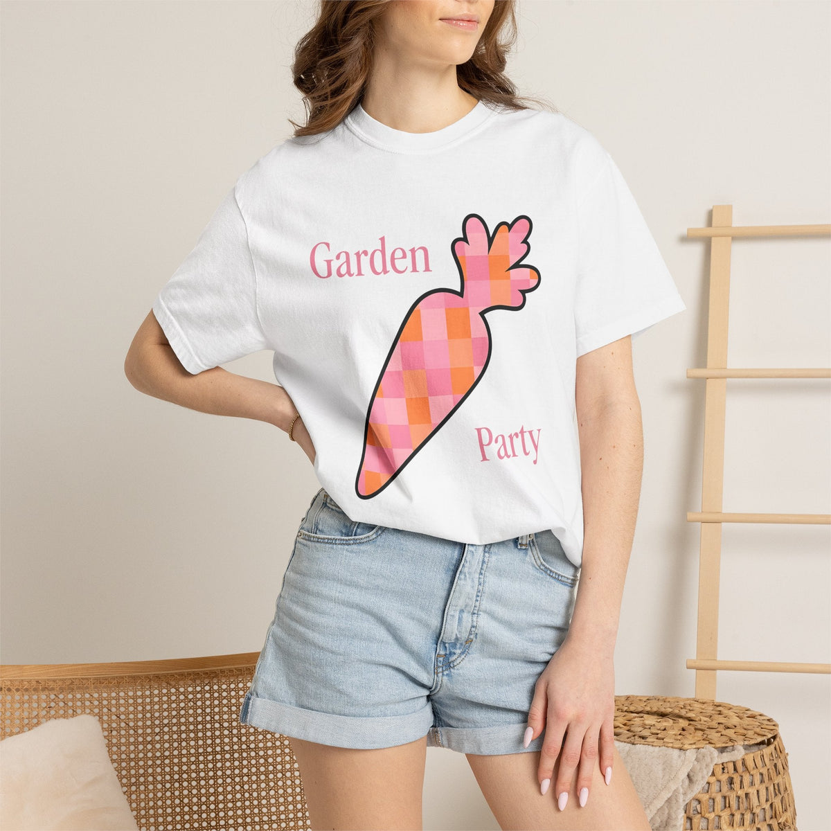 Tartan Carrot Shirt Easter Botany Unisex Gift Vintage Tee product image 6
