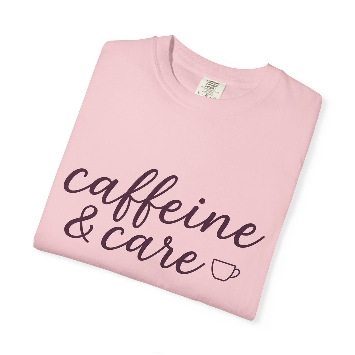 Coffee Cup Shirt Nurses Latte Unisex Gift Cursive Tee Mug T-Shirt Nurse