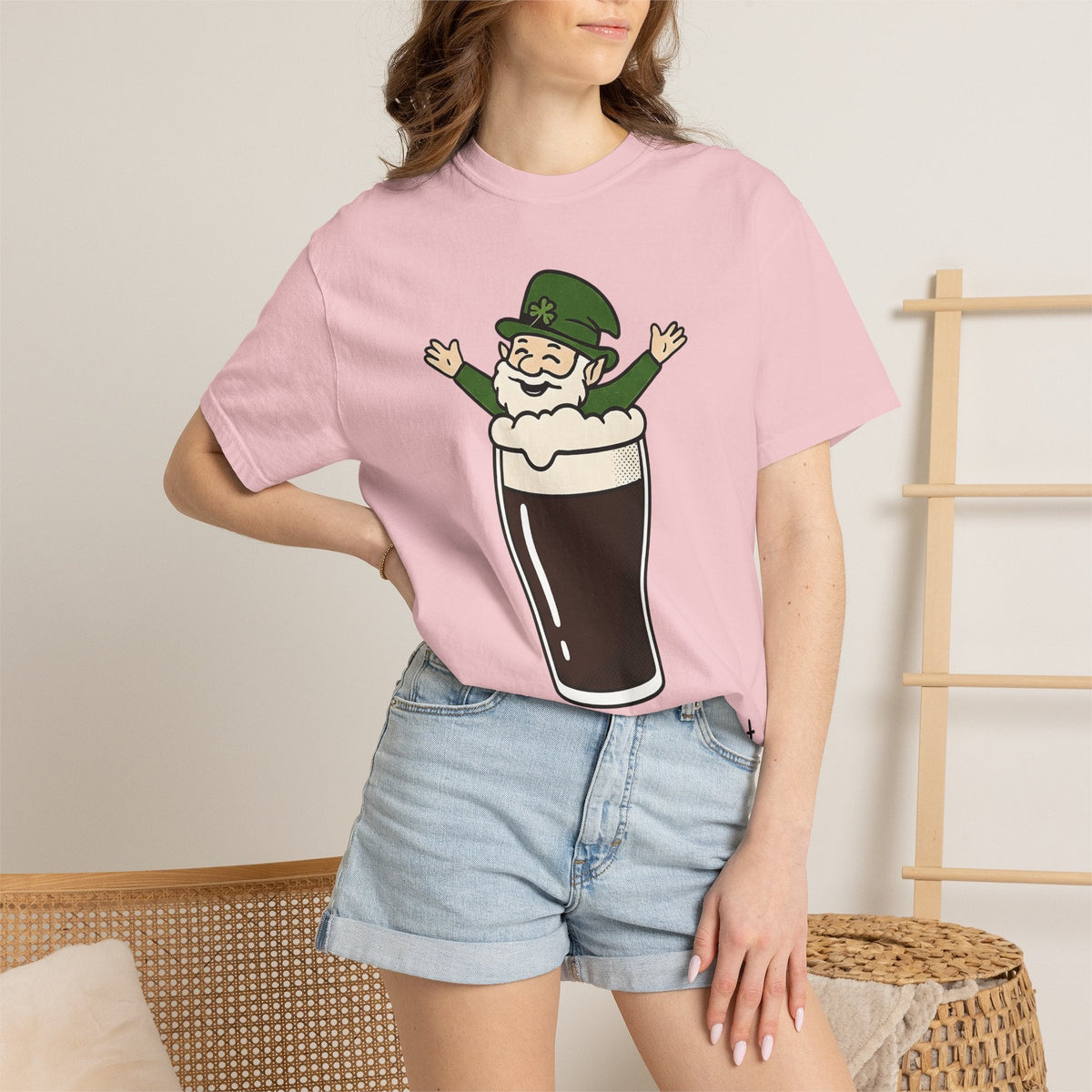 Leprechaun Mug Shirt St Patrick's Day Lager Unisex Gift Comic Tee Beer Mug