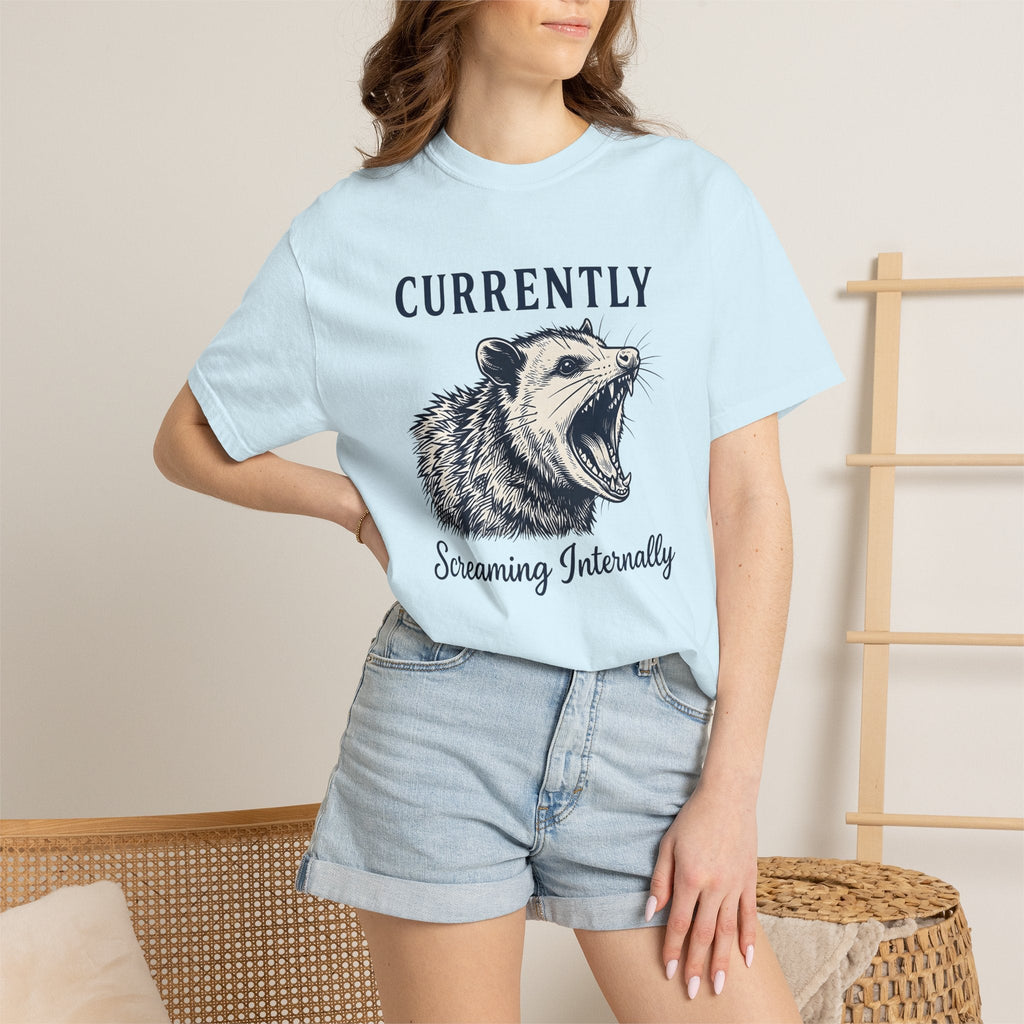 Opossum Illustration Shirt Funny Wildlife Unisex Gift Retro product image 9