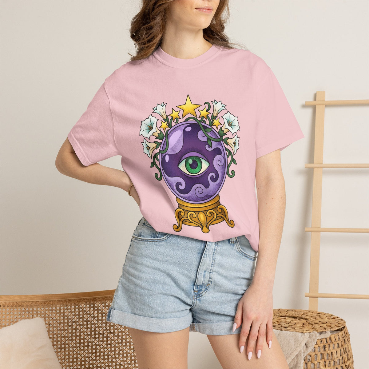 Fortune Globe Shirt Occult Spells Unisex Gift Magical Tee product image 12