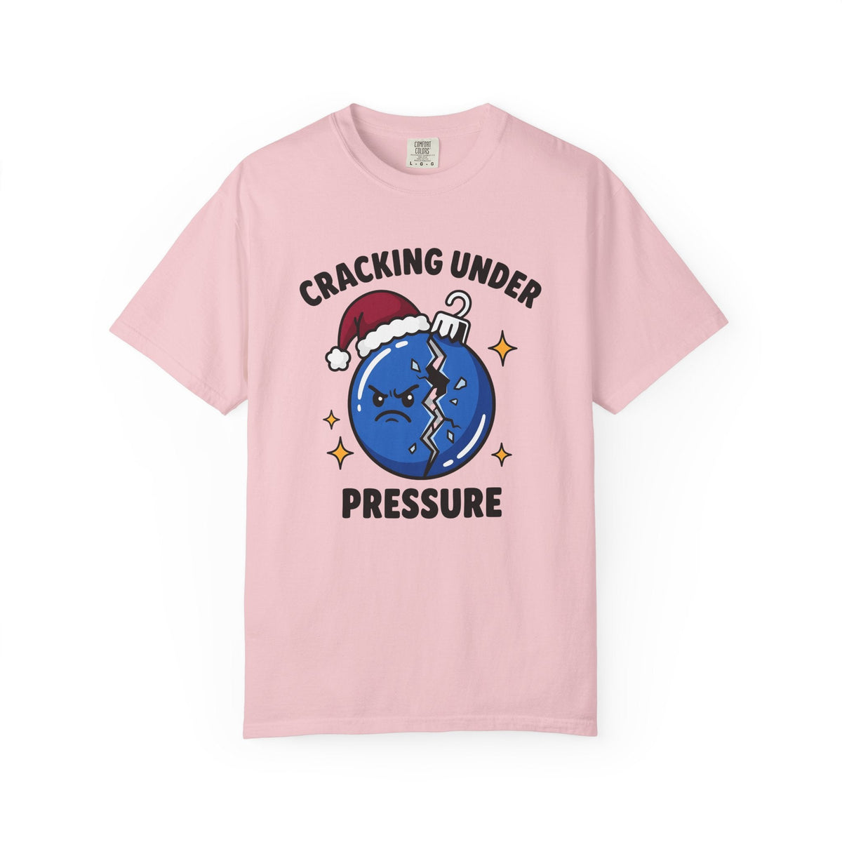 Grumpy Ornament Caricature T-Shirt – Funny Christmas Gag product image 3