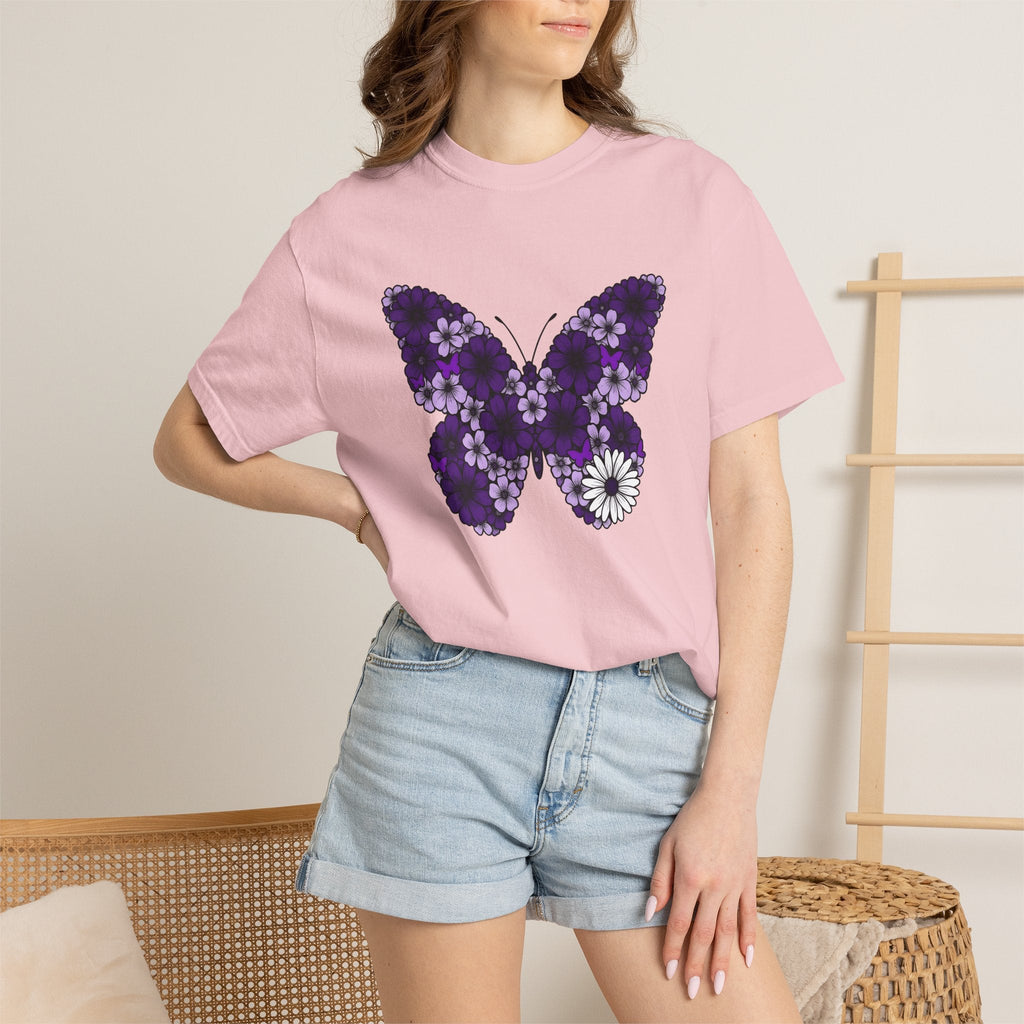 Floral Butterfly Shirt Boho Chic Nature Unisex Gift Tee product image 12