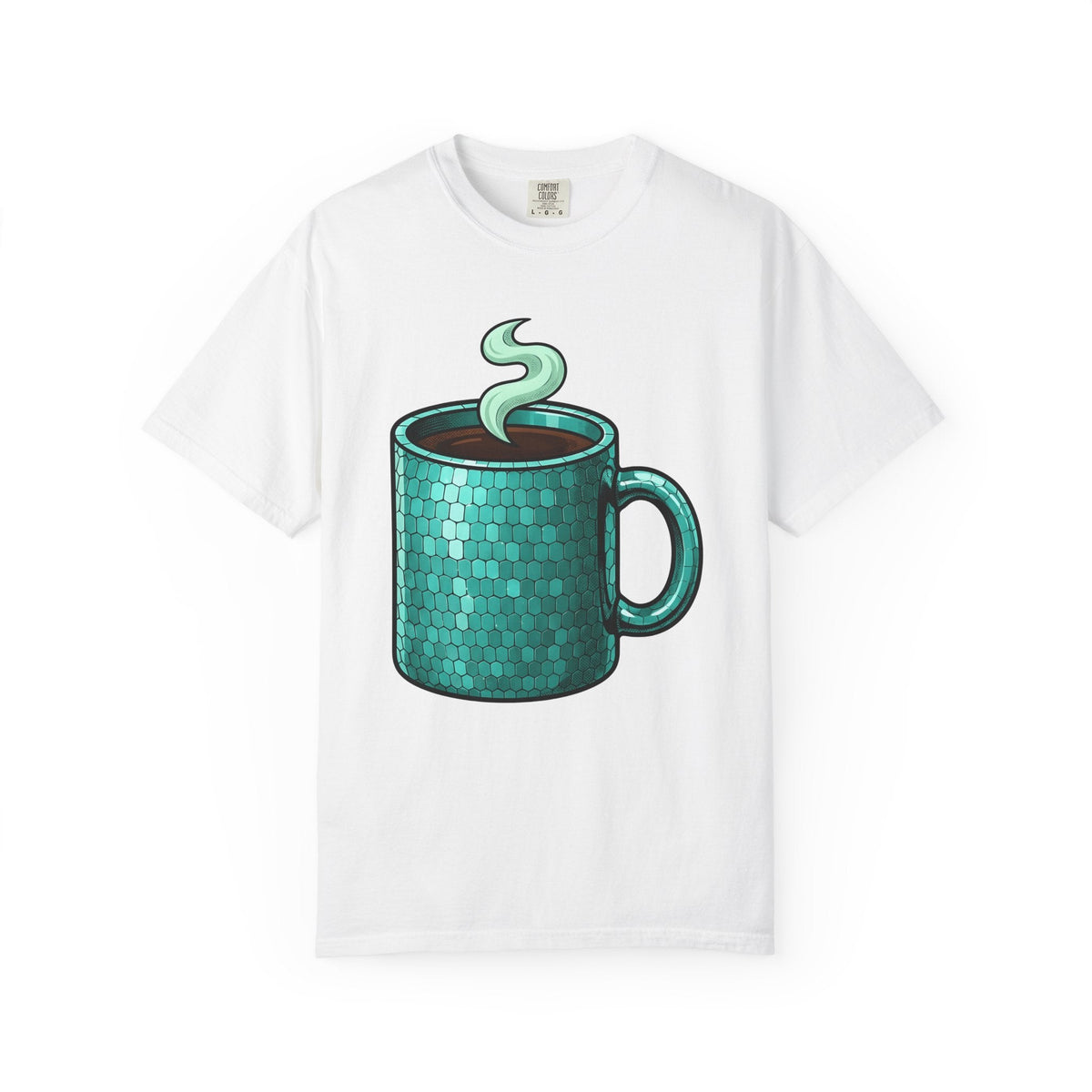 Coffee Mug Shirt Coffee Work Unisex Gift Cartoon Tee Mug T-Shirt Coffee Fan