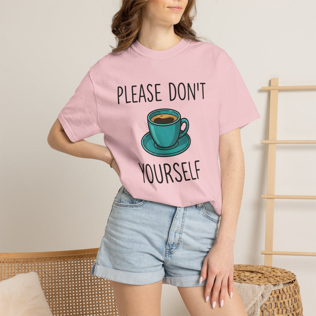 Coffee Cup Shirt Coffee Fun Unisex Gift Kawaii Tee Mug T-Shirt Coffee Fan Cute